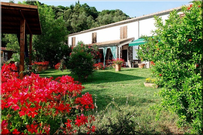 Agriturismo La Bianca Fattoria girdino Il giardino dell'agriturismo bianca fattoria